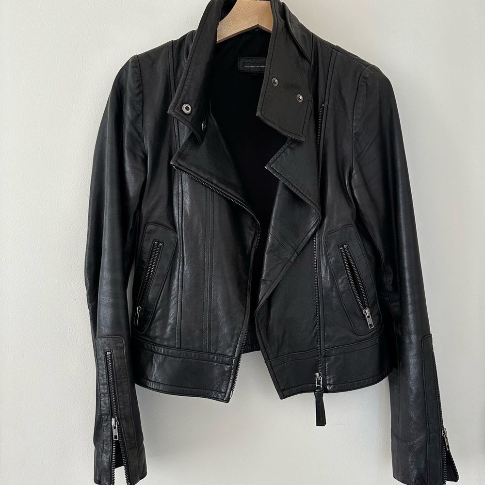 Mackage Kenya leather moto jacket